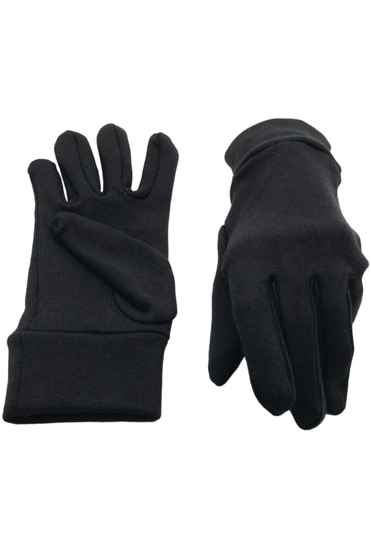 AXE SPORTSWEAR Siyah Esnek İnce Soğuktan Koruyucu Spor Koşu Yürüyüş Eldiveni Running Gloves görsel 6