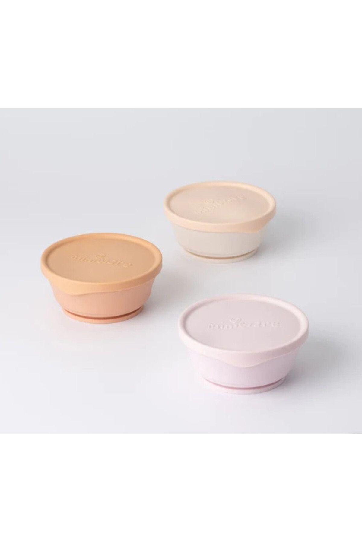 Miniware-Set 3 boluri cu capac Miniware, 100% din materiale naturale biodegradabile 2