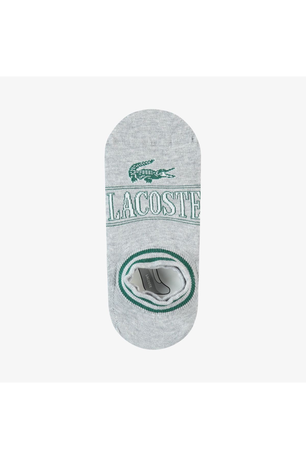 جوراب خاکستری مردانه های چاپی Lacoste