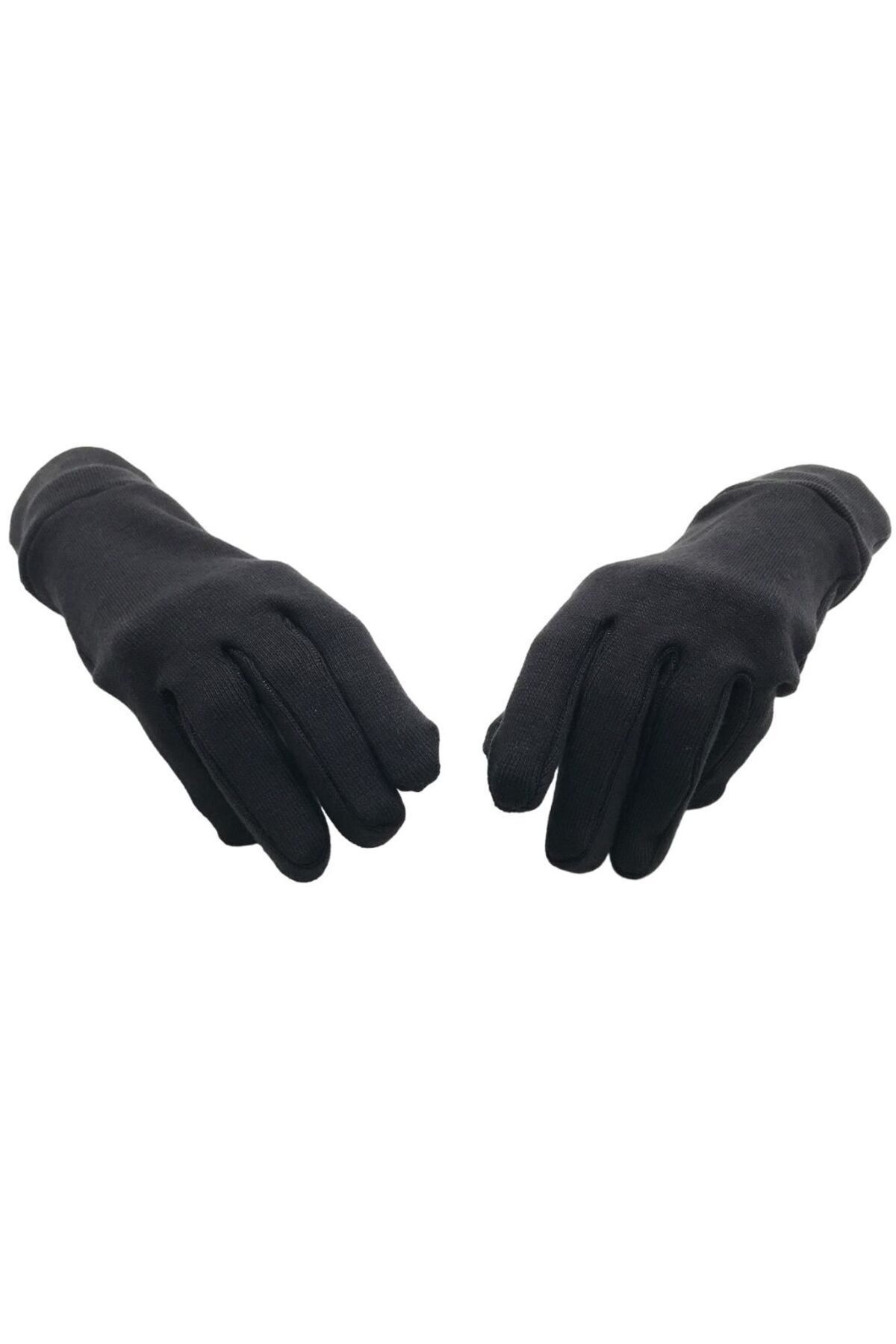 AXE SPORTSWEAR Siyah Esnek İnce Soğuktan Koruyucu Spor Koşu Yürüyüş Eldiveni Running Gloves görsel 3