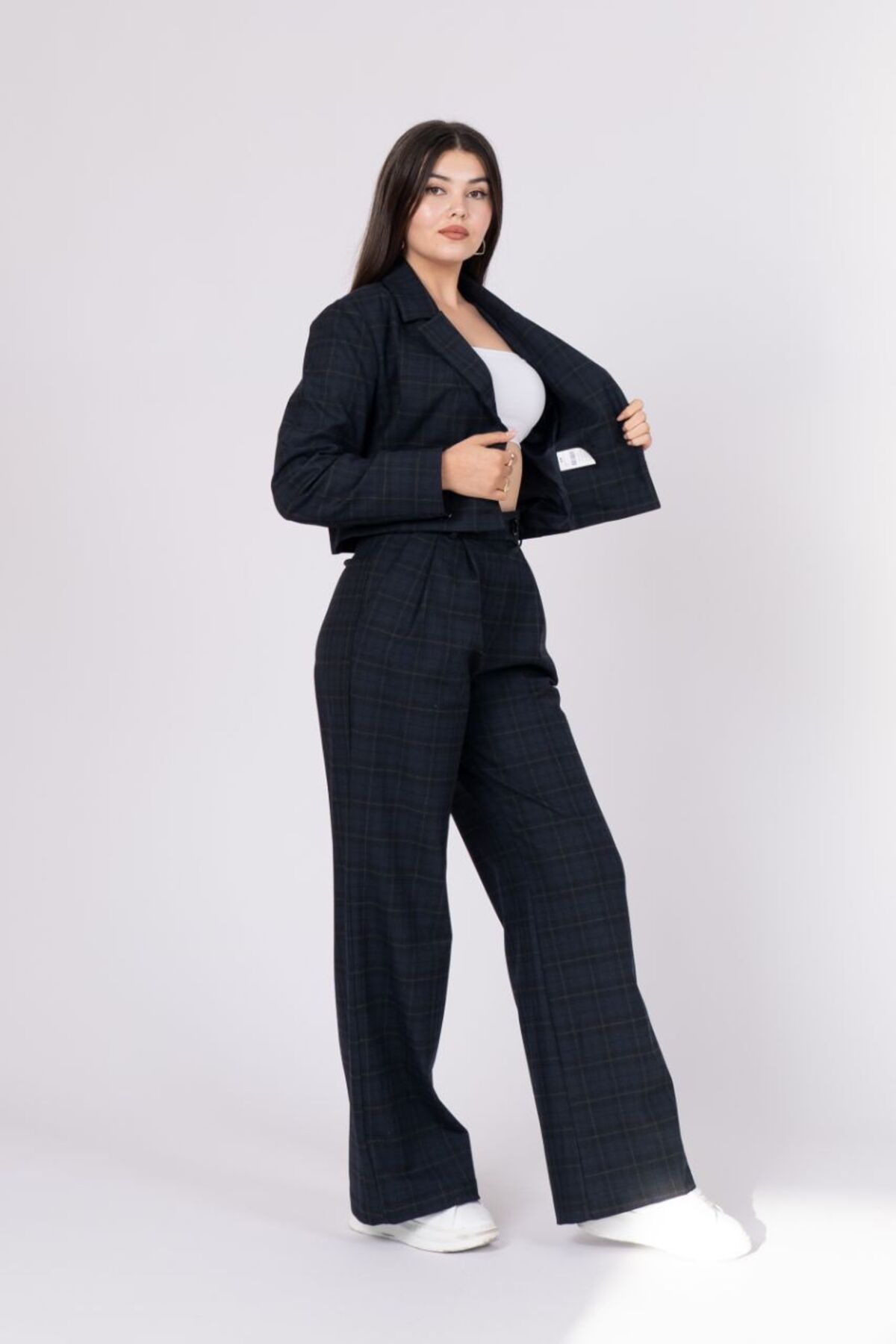 Marjinal-Blazer pentru damă, pantaloni, costum 2