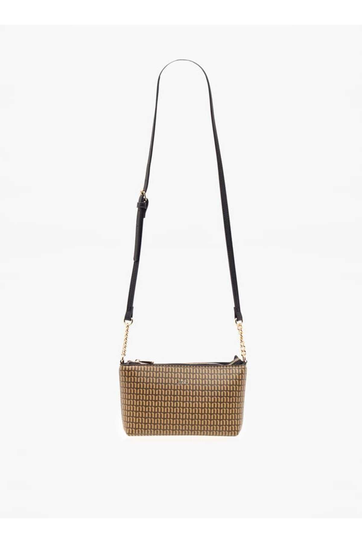 Missy-All-Over Monogram Print Crossbody Bag with Zip Closure and Adjustable Strap 2