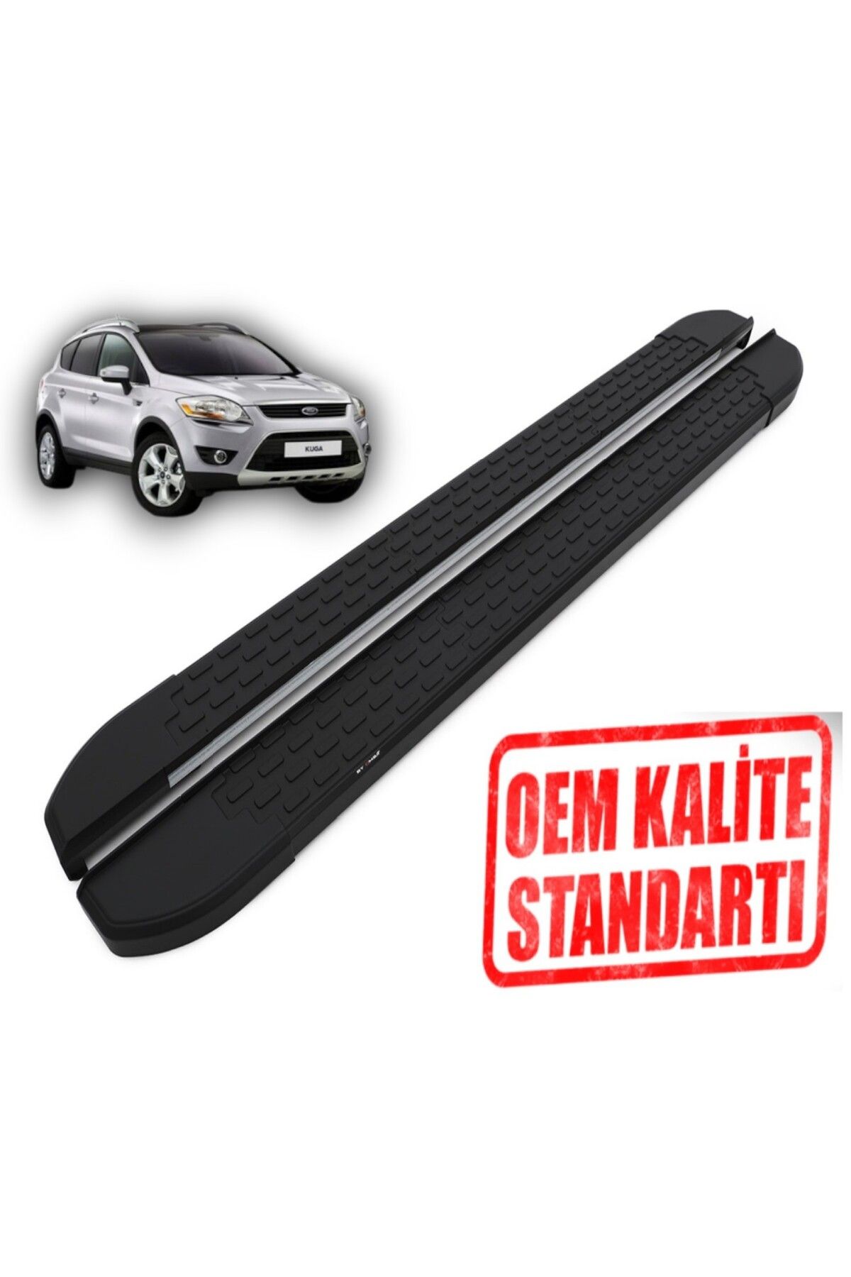 Omsa FORD KUGA 1 2008 2009 2010 2011 2012 ARACA ÖZEL NEVADA SİYAH YAN BASAMAK NVDSYH