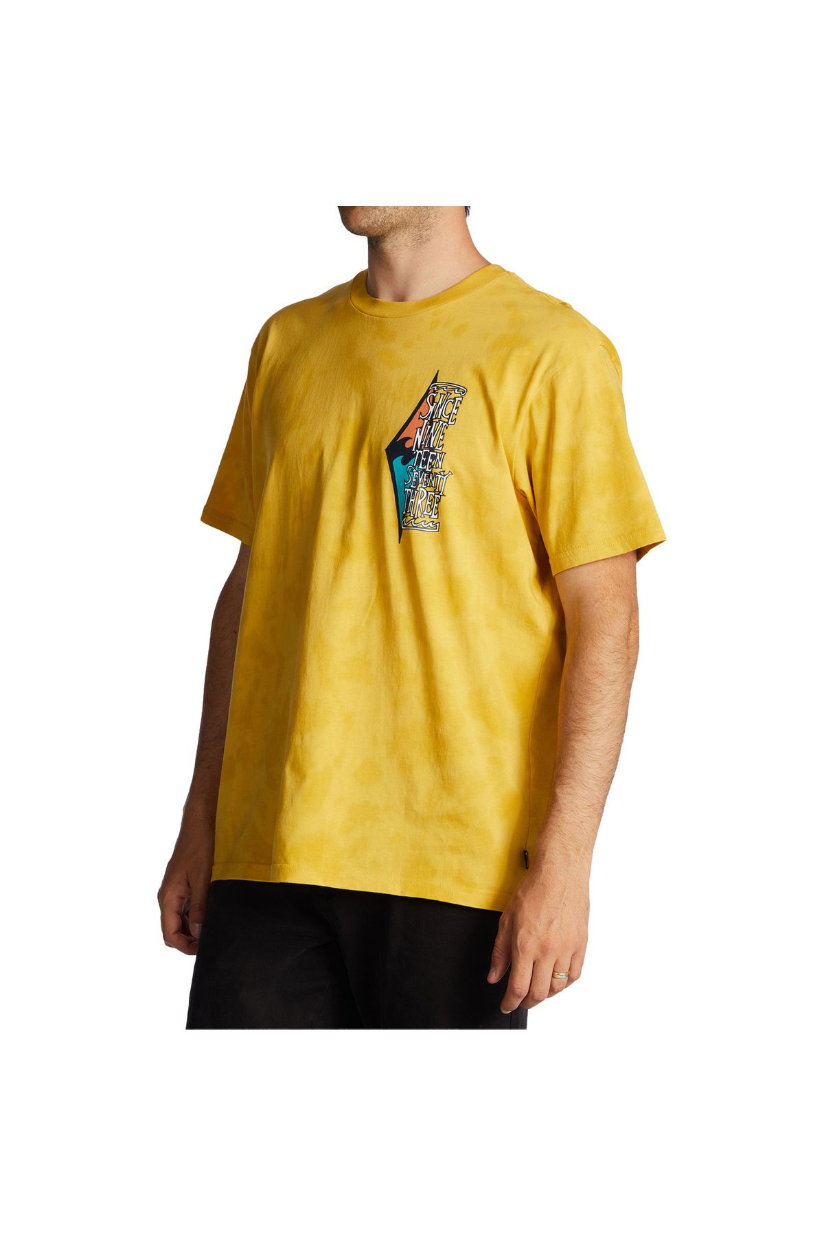 BİLLABONG-Billabong Billabong L.o.t.r. Td Ανδρικό κίτρινο μπλουζάκι Ανδρικό μπλουζάκι Abyzt01739 6