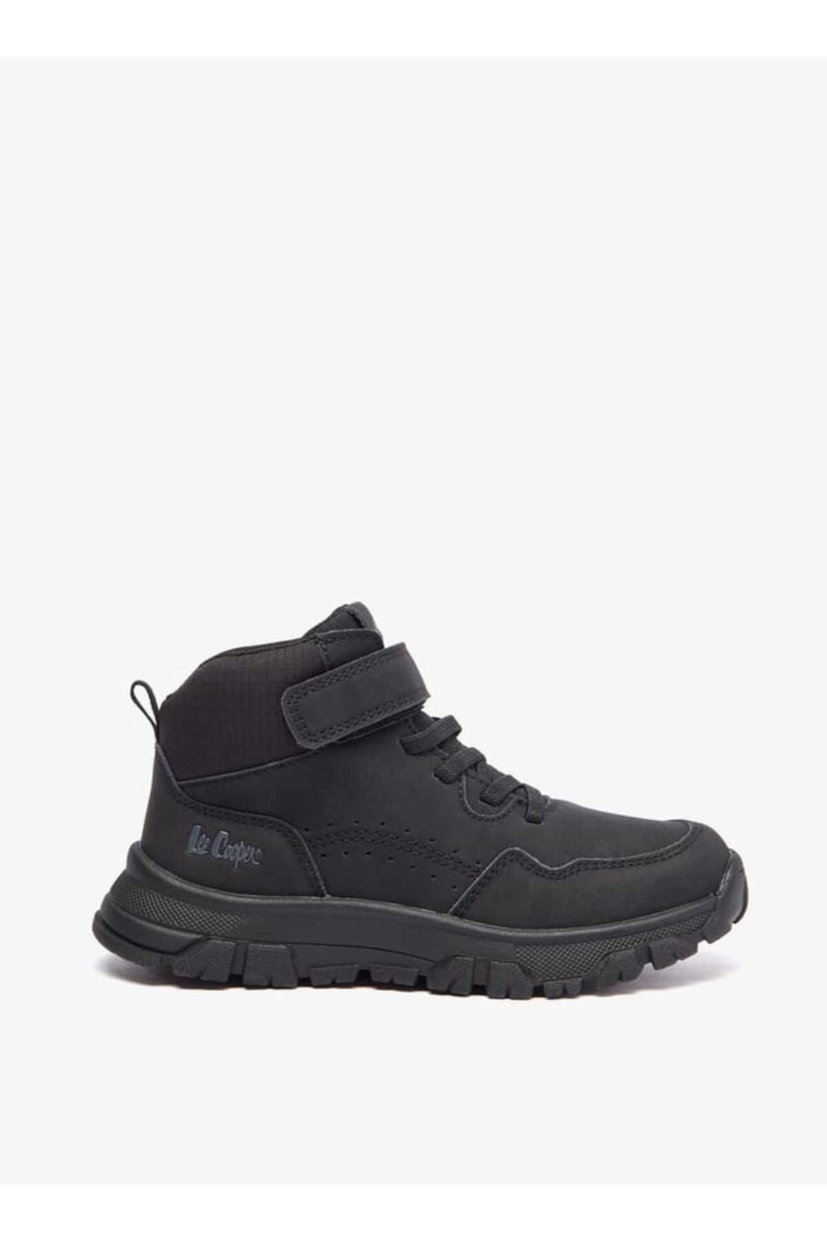 Lee Cooper-Boy's Panelled Boots with Hook and Loop Closure 3