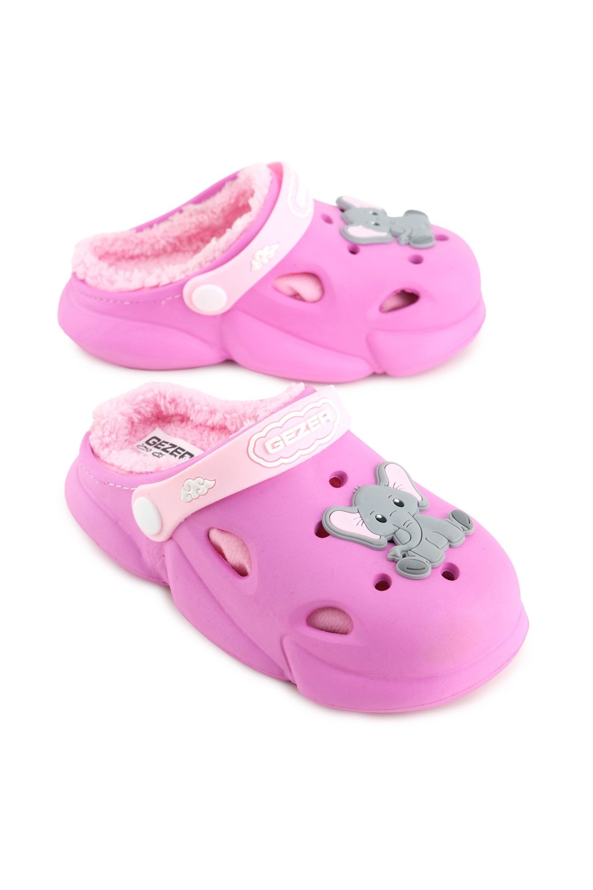 GEZER-Girl's Winter Eva Plush Inside Home School Nursery Slippers Sandals 1