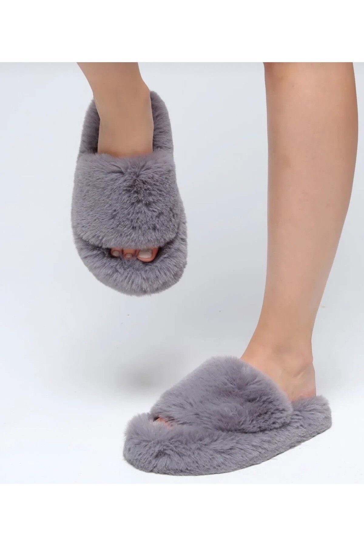 WOSSE-Women's Ultra Soft Feather House Slippers Light Sole Silent Sole House Slippers 2