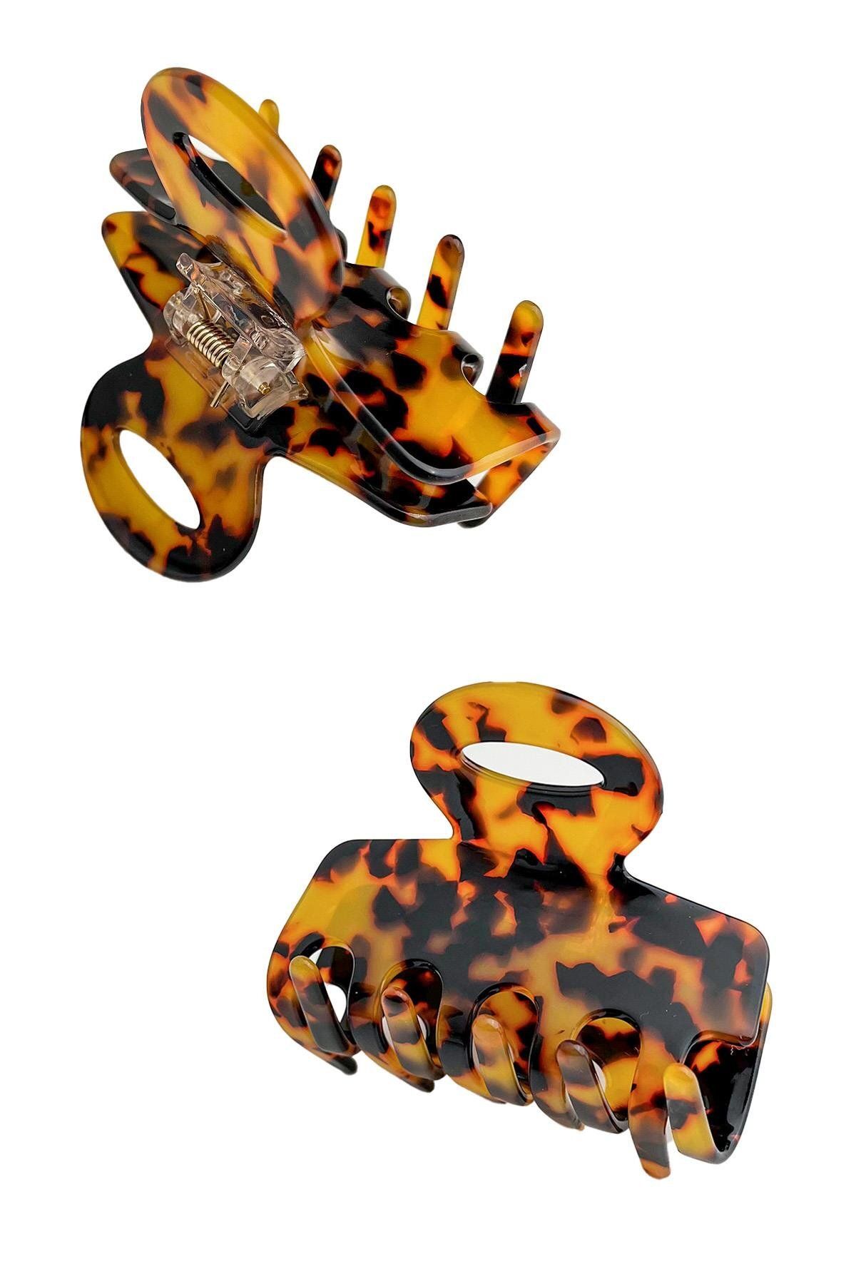 Modex-Handmade France Leopard Clamp Buckle (8cm) 1