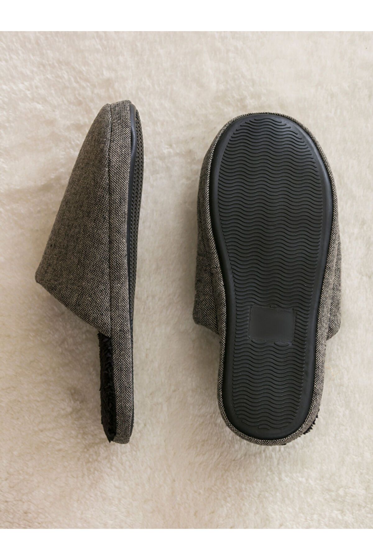 LC Waikiki-Men's House Slippers - Flat Closed Front Design 4