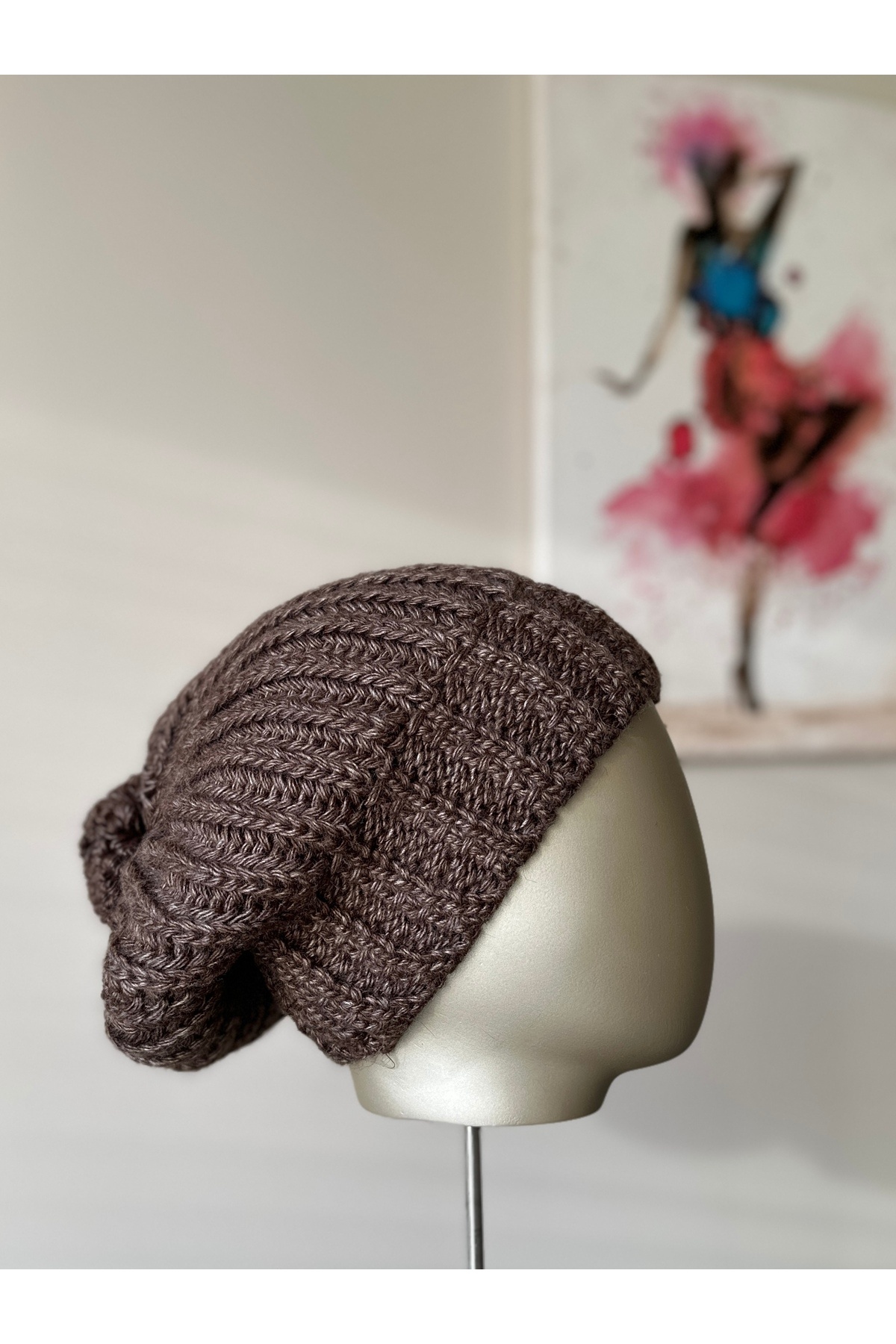 Amor Center-Fisherman Model Unisex Knitted Winter Beanie Couple Lover Combination 1
