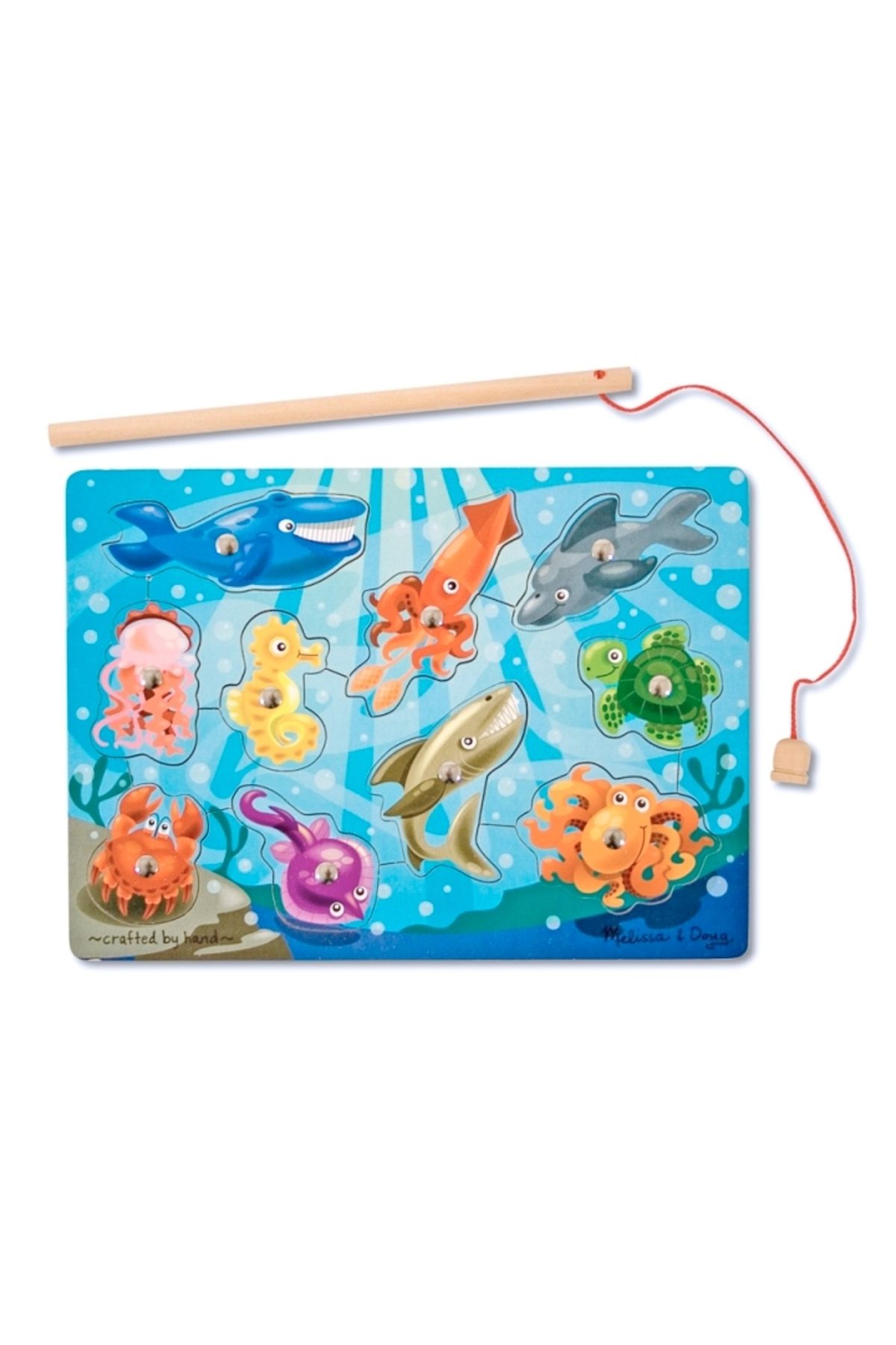 اسباب بازی های آموزشی Melissa Doug ماهیگیری مغناطیسی اورجینال Melissa & Doug