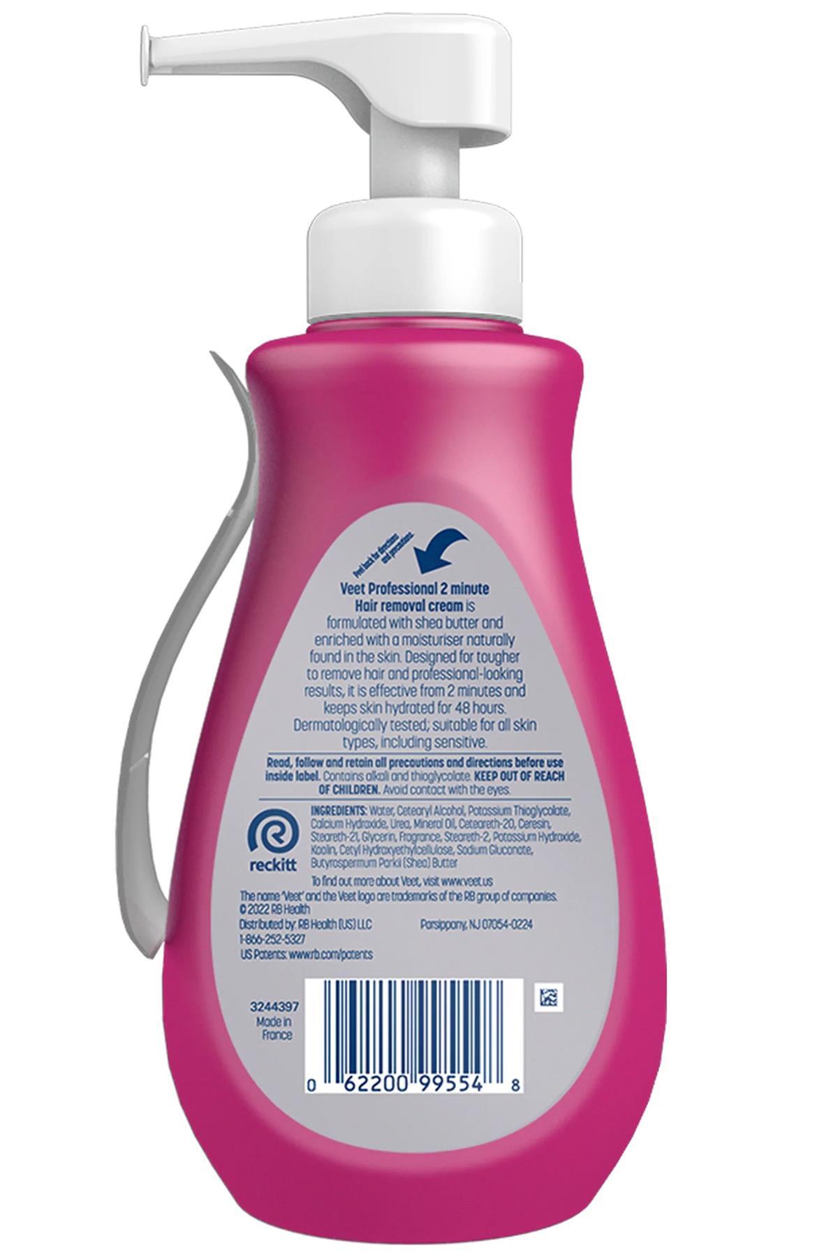 Professional 2 Dakikada Tüm Vücut Tüy Dökücü Krem 400ML — 062200995548 — تصویر 2 از 6