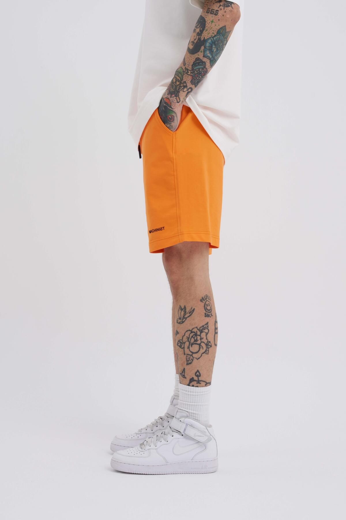 شلوارک و برمودا نارنجی مردانه یونیسکس Short Basic Shorts Orange Machinist