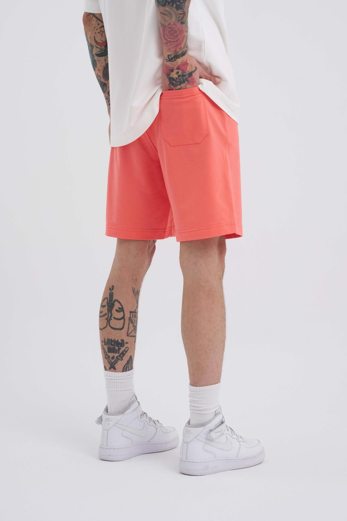 Machinist-Ανδρικό Basic Relaxed Pink σορτς 4