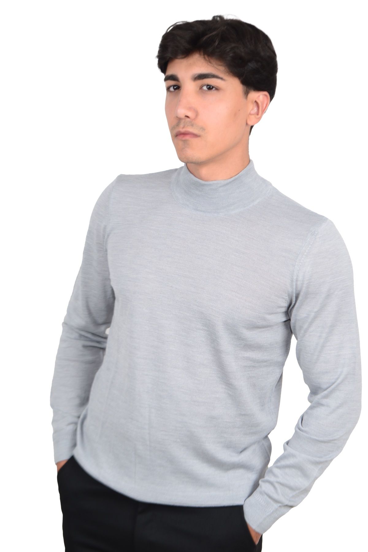 Cengiz İnler-Men's Half Fisherman Knitwear 6