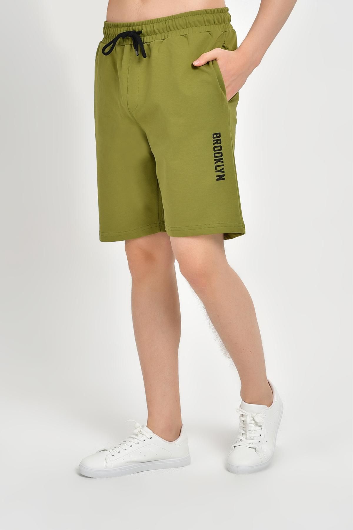 Superlife-Pantaloni scurți cu imprimeu Brooklyn, de culoare normală, pentru bărbați, Spr 208 2