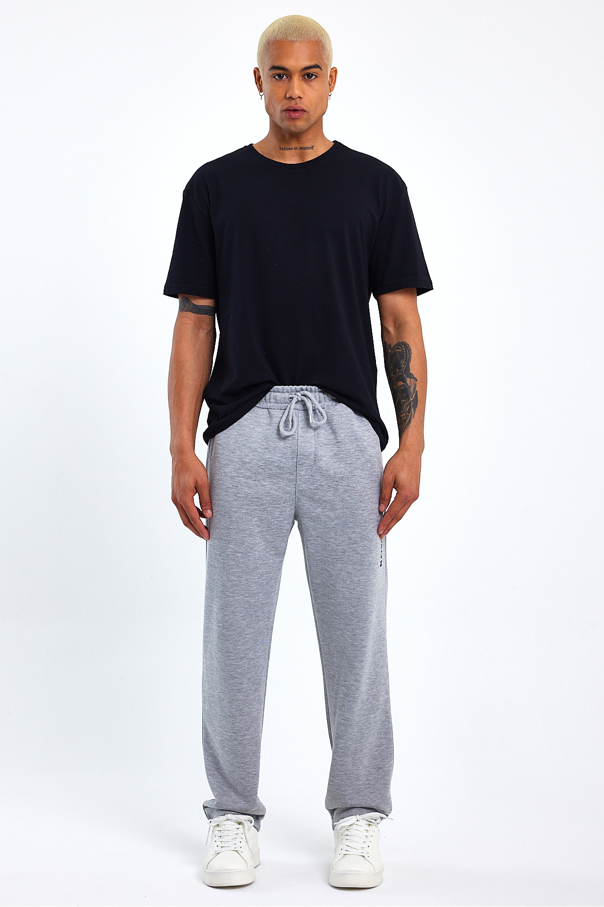 Superlife Men's Regular Fit Broclyn Printed Slim Sweatpants SPR 205