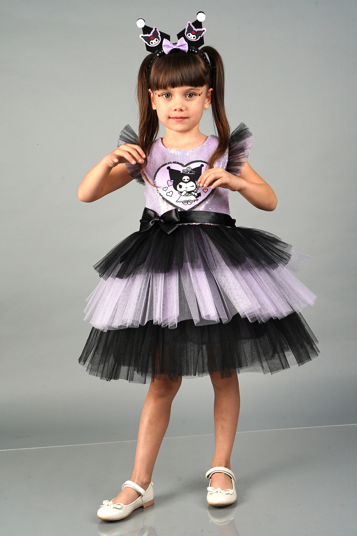 Mixie Kuromi Taçlı Doğum Günü Parti Abiye Elbise fotoğrafı 4 (önizleme)