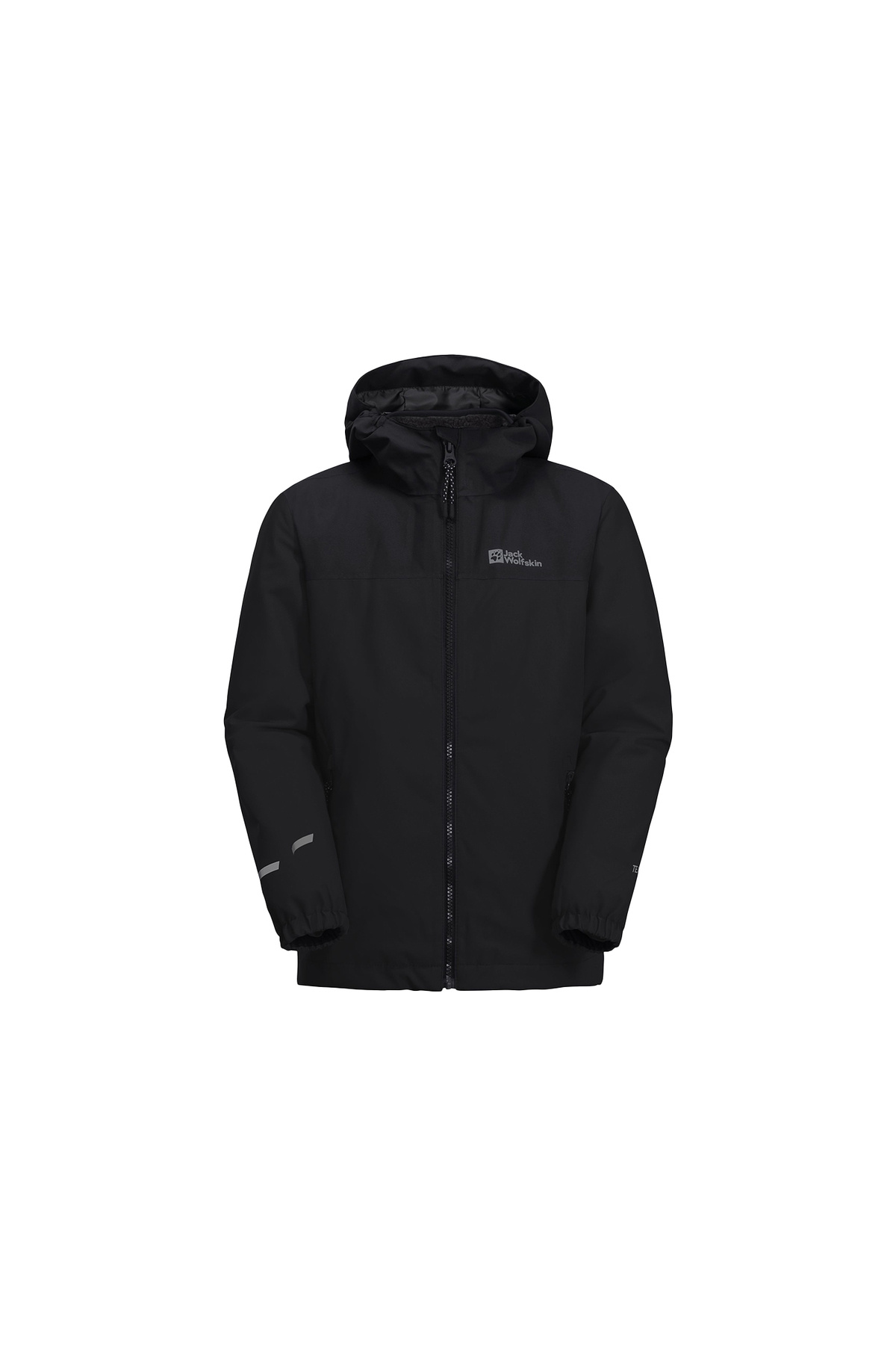 جک ولف اسکین Snowcurl 3in1 K Boys Black Outdoor ژاکت BOYS OUTDOOR