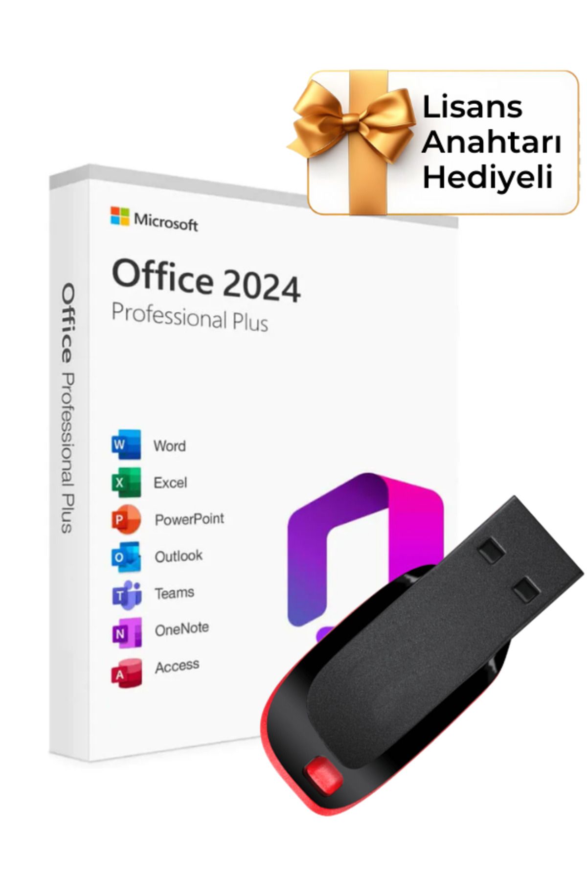 Kingston Office 2024 Pro Plus Kurulum Dosyalı USB Bellek 16GB  (Lisans Anahtarı Hediyeli)