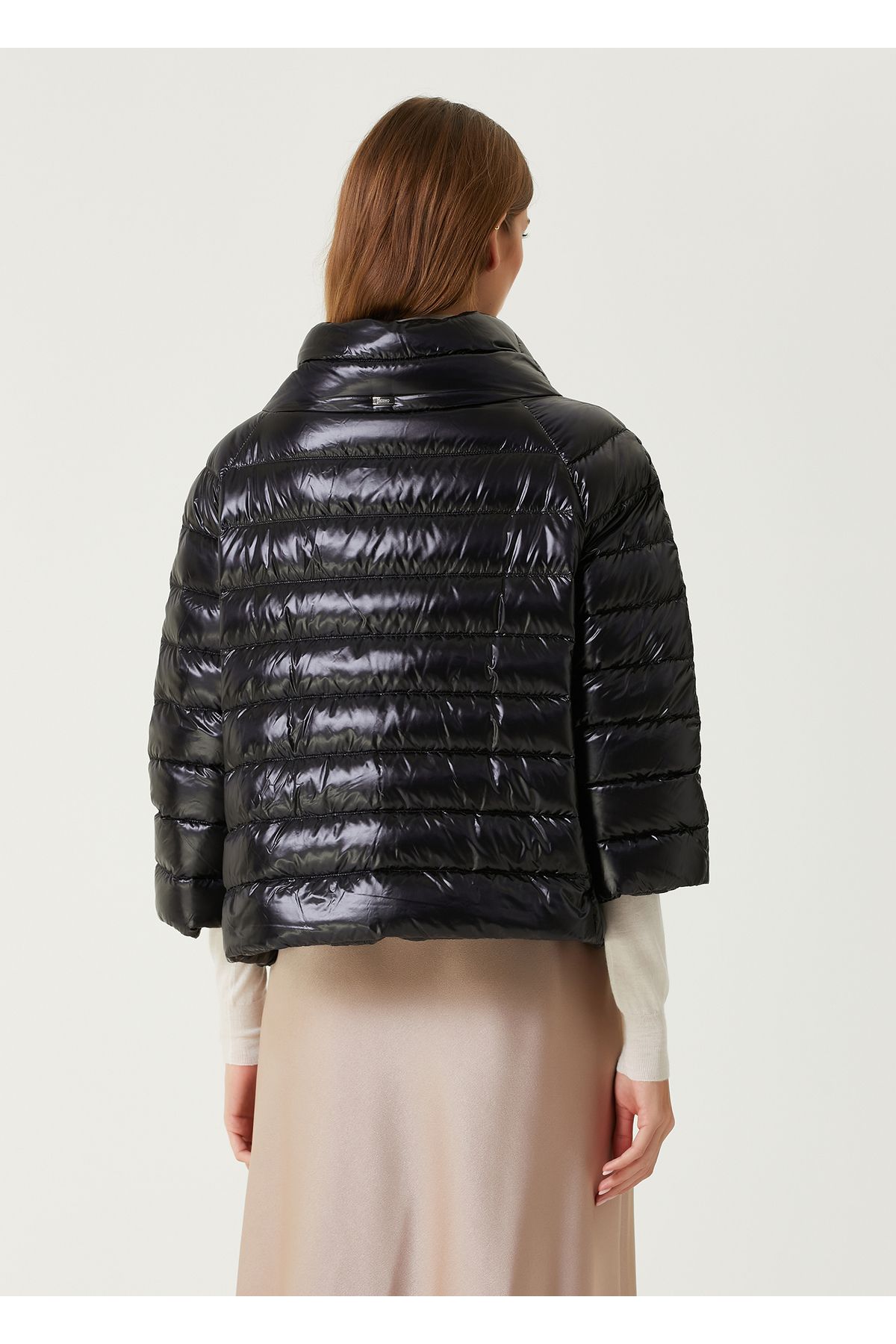 Herno-Sofia Black Puff Coat Size: 50 5