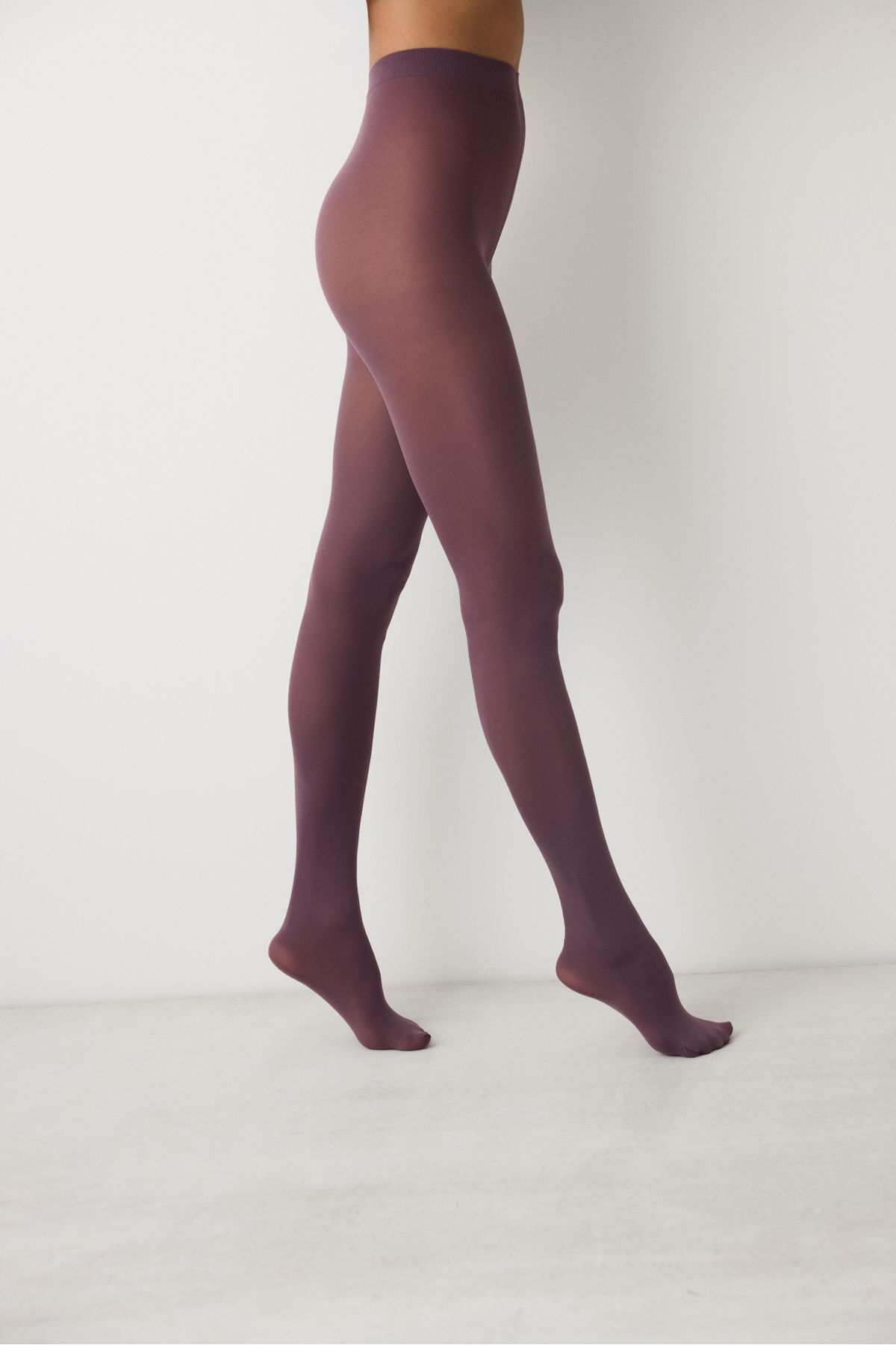 Penti-Micro 40 Purple Plum Pantyhose 2