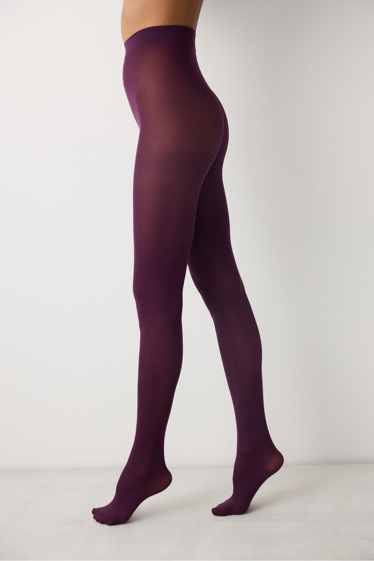 Penti-Micro 40 Purple Plum Pantyhose 3