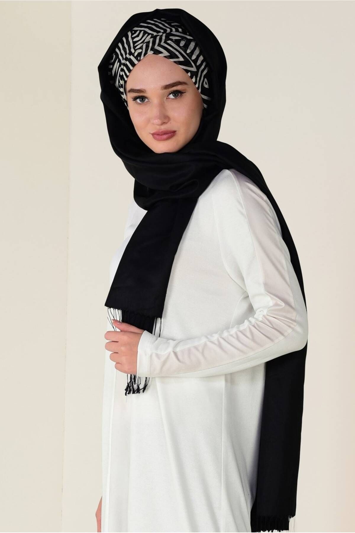 تونیک یقه خدمه با آستین راه راه 4615 Alvina