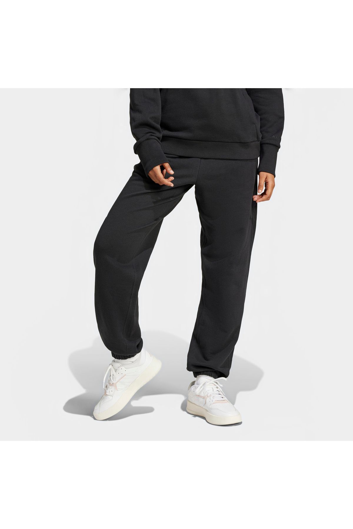 adidas-All Szn French Terry Loose Women's Black Pants 2