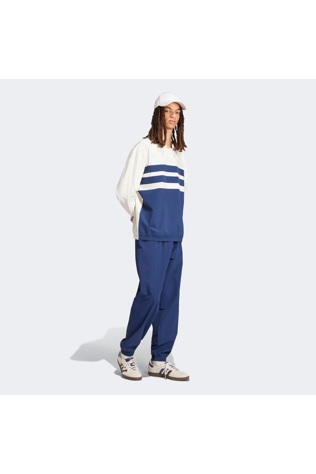 شلوار آبی مردانه لباس باری شش adidas
