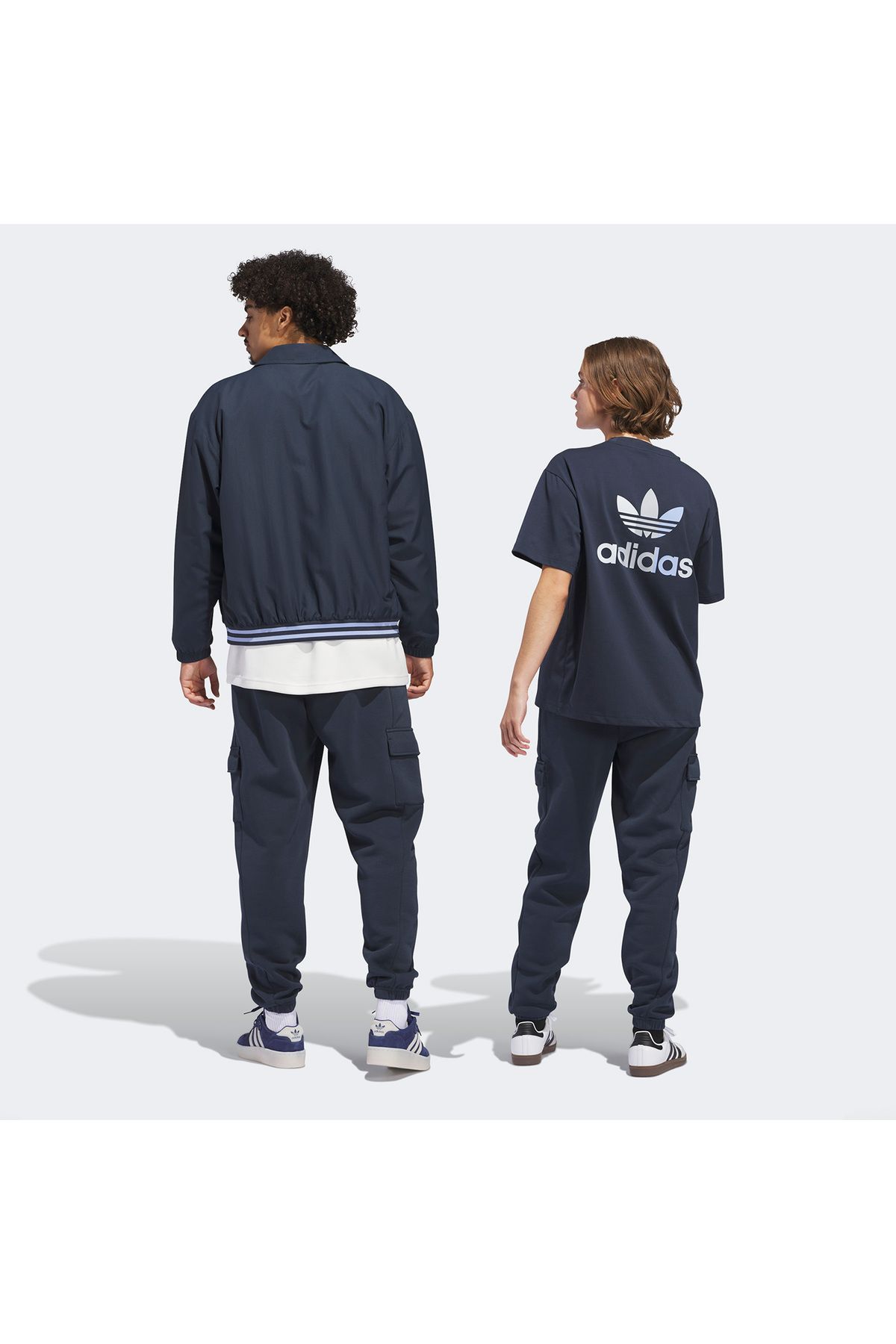 adidas-Basketball Cargo Unisex Blue Sweatpants 3