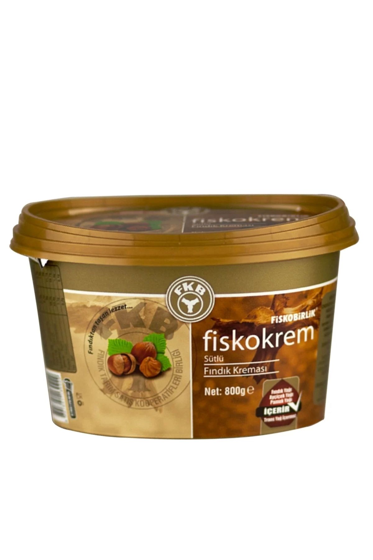 Fiskobirlik Sütlü Fındık Kreması 800 g