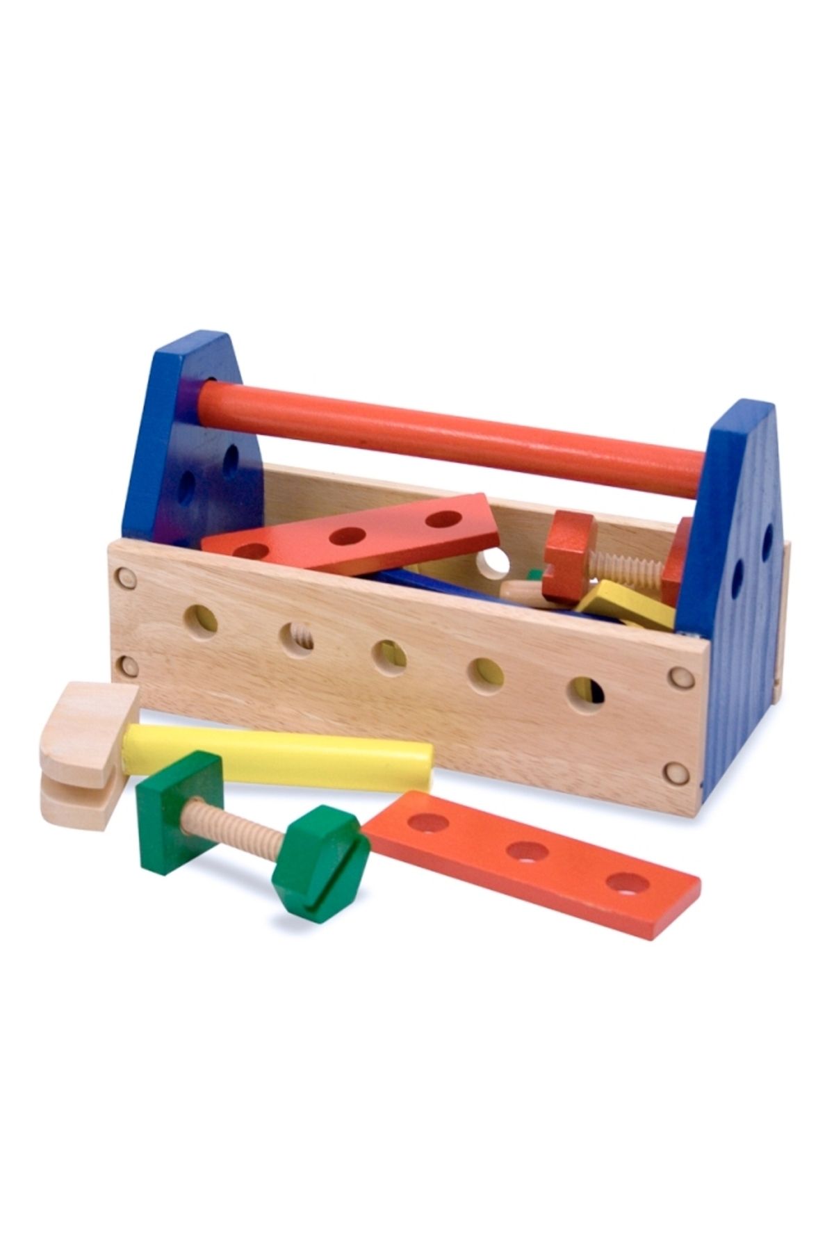 اسباب بازی های چوبی سفید Melissa Doug کیف تنظیم Melissa & Doug