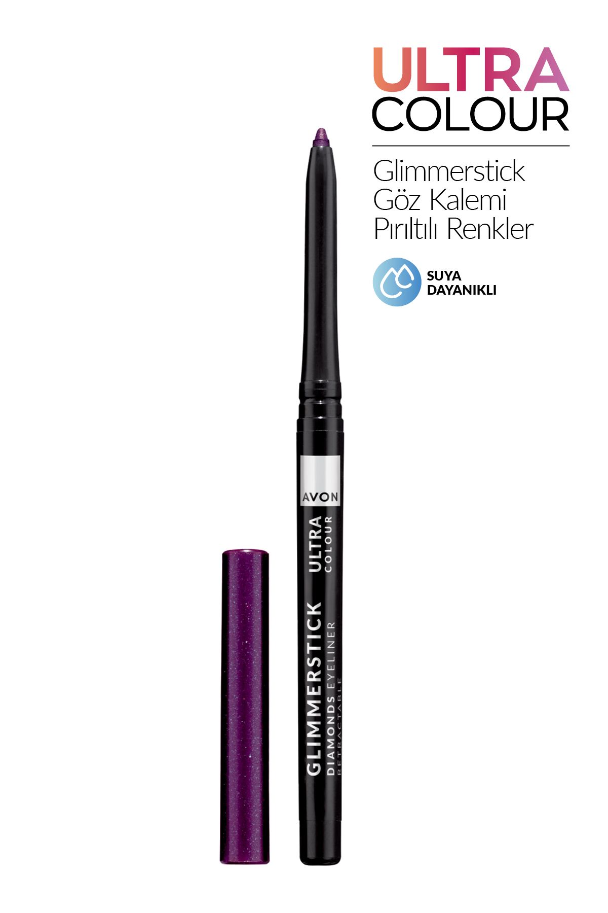 AVON Glimmerstick Pırıltılı Renkler Asansörlü Göz Kalemi Sugar Plum