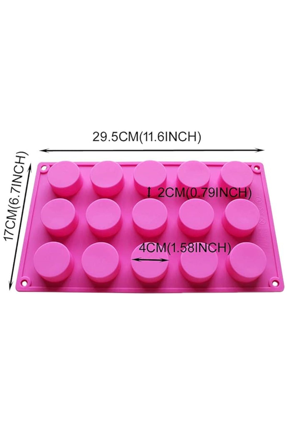 Choice-Cylinder Silicone Mold for Soap Jelly Pudding Resin Chocolate Cookie Mold hocolate Covered Sandwi... 1