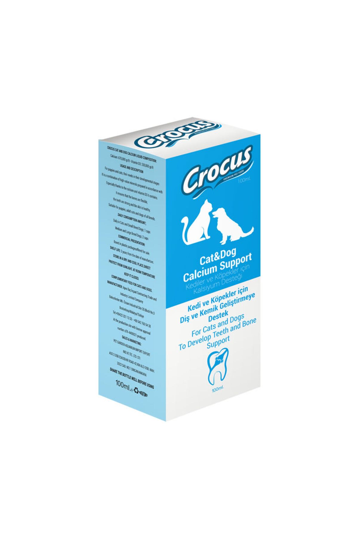 Crocus Kedi&köpek Kalsiyum Destek 100ml FERRG