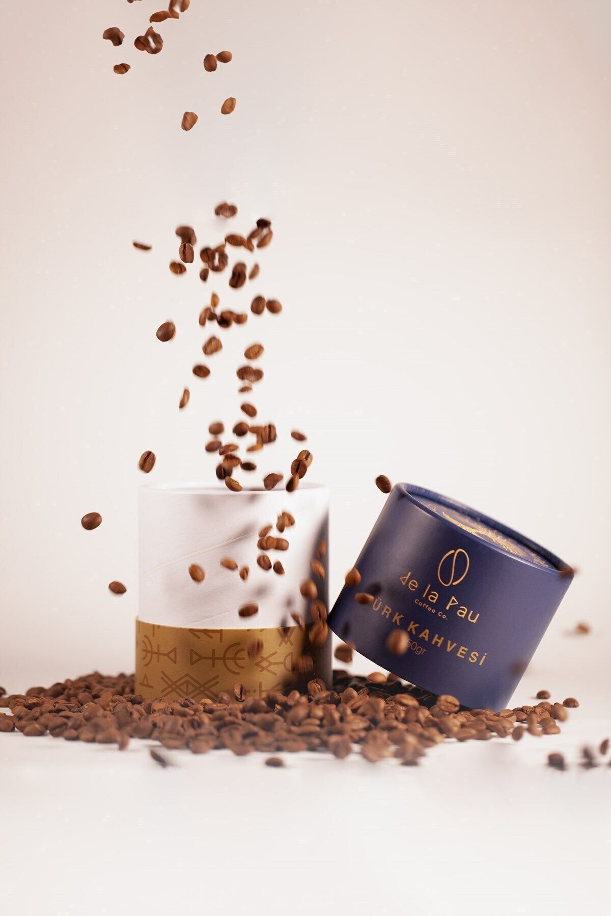 DELAPAU-Turkish Coffee Premium Freshly Ground Special Cylinder Box with Plenty of Foam 250 gr 2