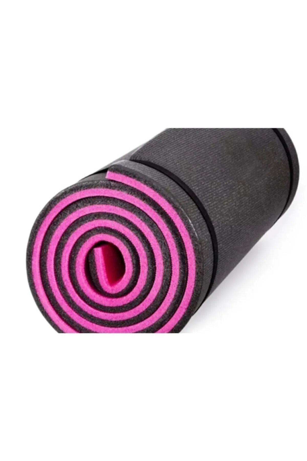 AKTİF SPOR 10 MM Kalın Egzersiz Pilates Minderi Kamp Yoga Mat Çift Taraflı 180x60 Mavi-siyah