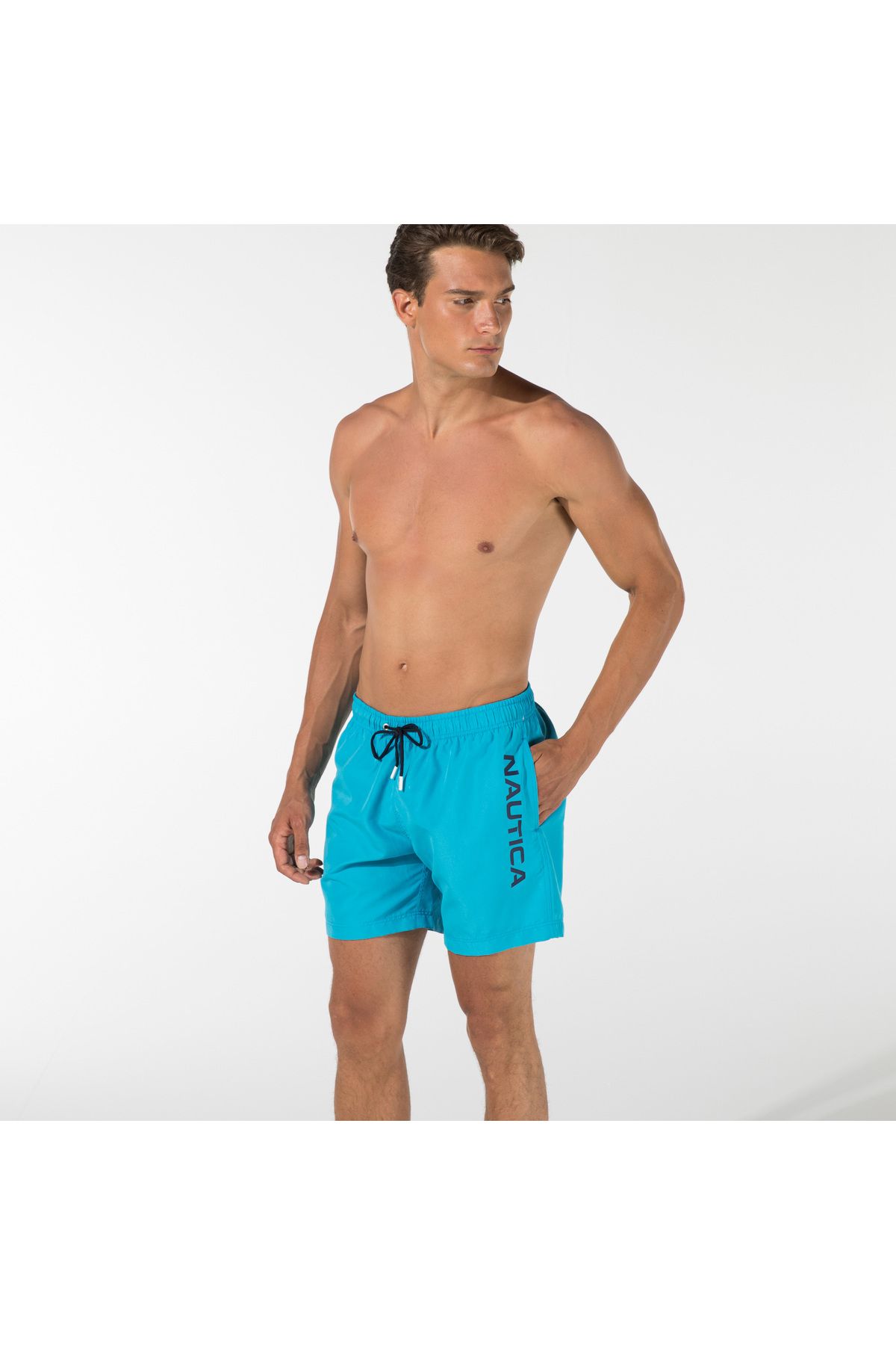 شلوارک شنا آبی مردانه شورت لباس Nautica