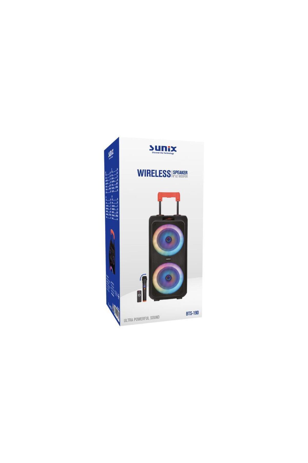 Sunix 5400 Mah 40w Ultra Güçlü Ses Bluetooth Hoparlör Bts-190