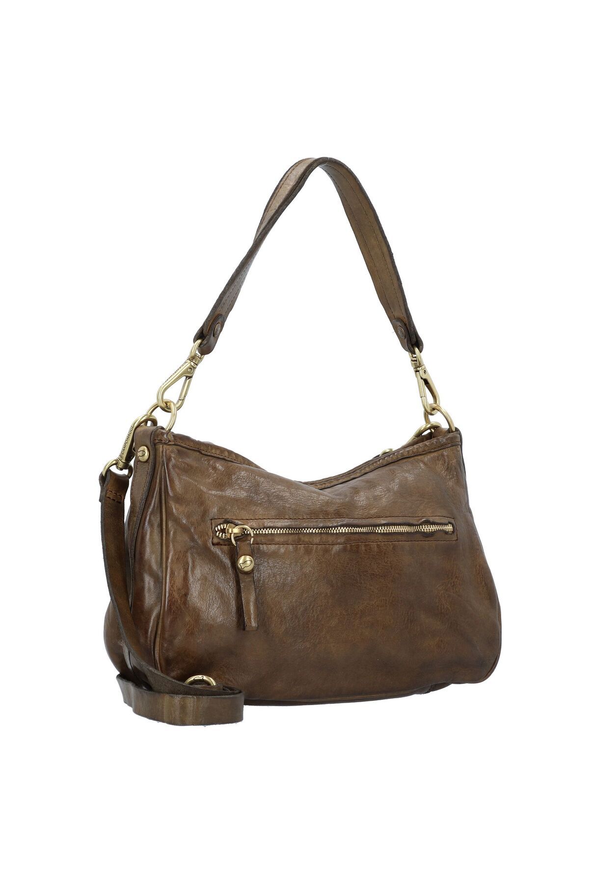 Campomaggi-Schultertasche Leder 28 cm 2