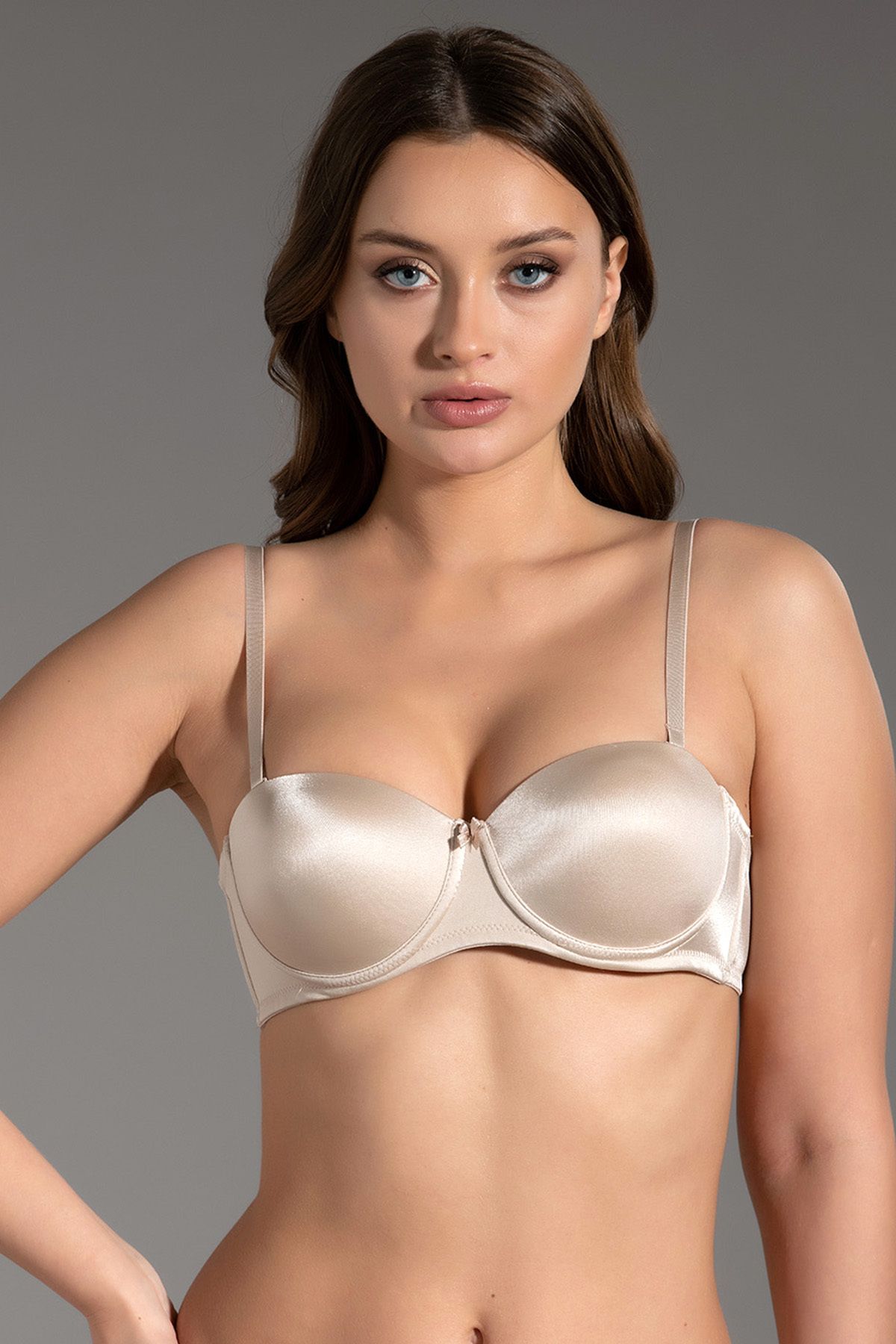 NEWBRA LINGERIE Kadın Desteksiz D Cup Sütyen , 357050