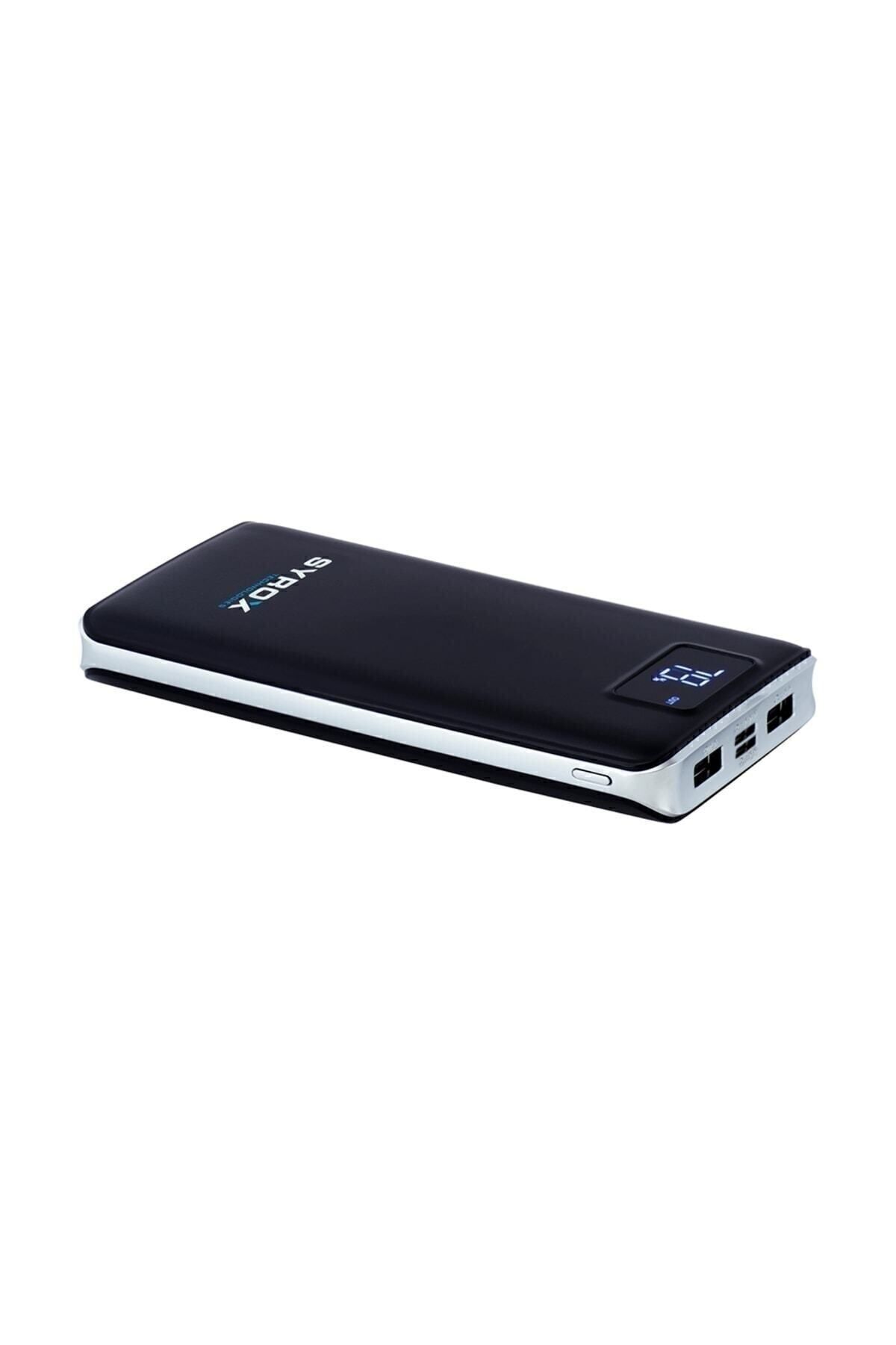 Syrox Orjinal Ürün Pb107 Power Bank Yeni Dijital Ekranlı 20.000 Mah