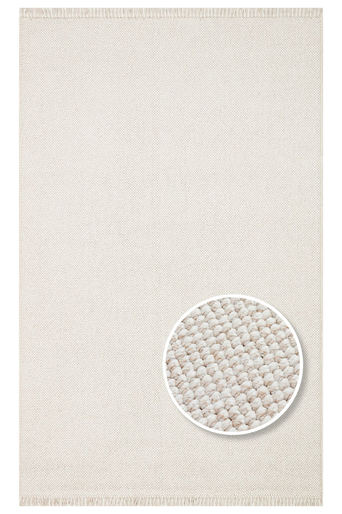 Eko Halı MAYER HALI OSLO PLAIN BEIGE Hav Toz Vermez Hasır Dokuma Modern Makine Halısı