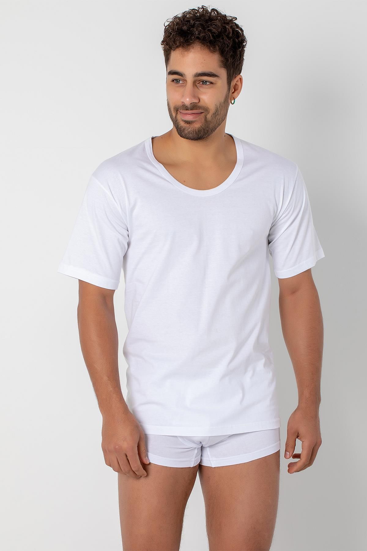 Miorre-Ανδρικό κοντομάνικο εσώρουχο Doremi Combed Cotton Crew Neck 1