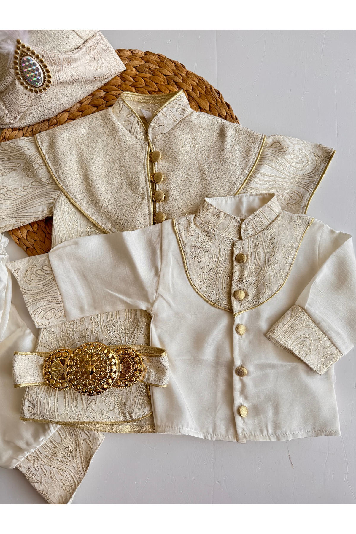 PİLEKİ BABY Kampanyalı Erkek Çocuk Bebek Sünnet Mevlüt Kıyafetleri fotoğrafı 2 (önizleme)