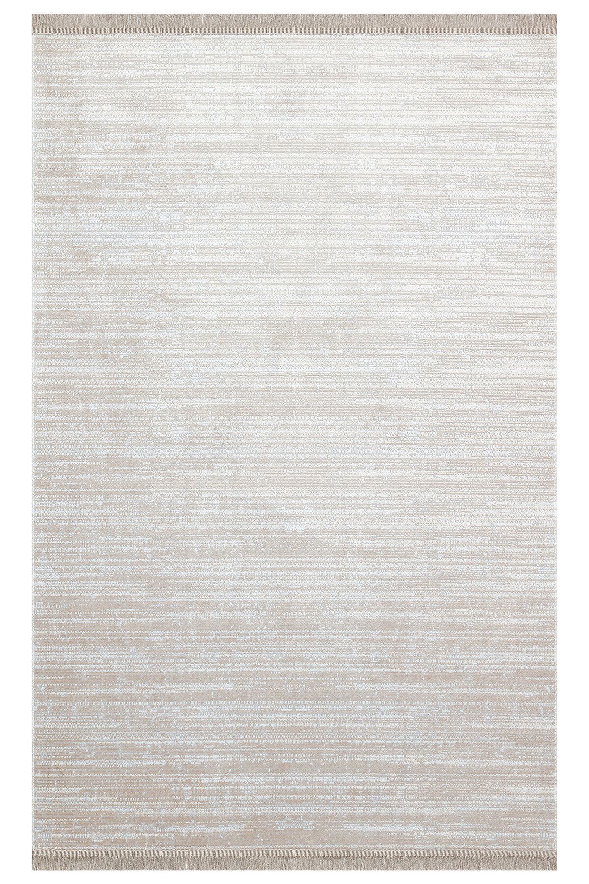 Eko Halı MAYER HALI ST 09 BEIGE GOLD XW Hav Toz Vermez Yıkanabilir Kaymaz İnce Dokuma Modern Halı