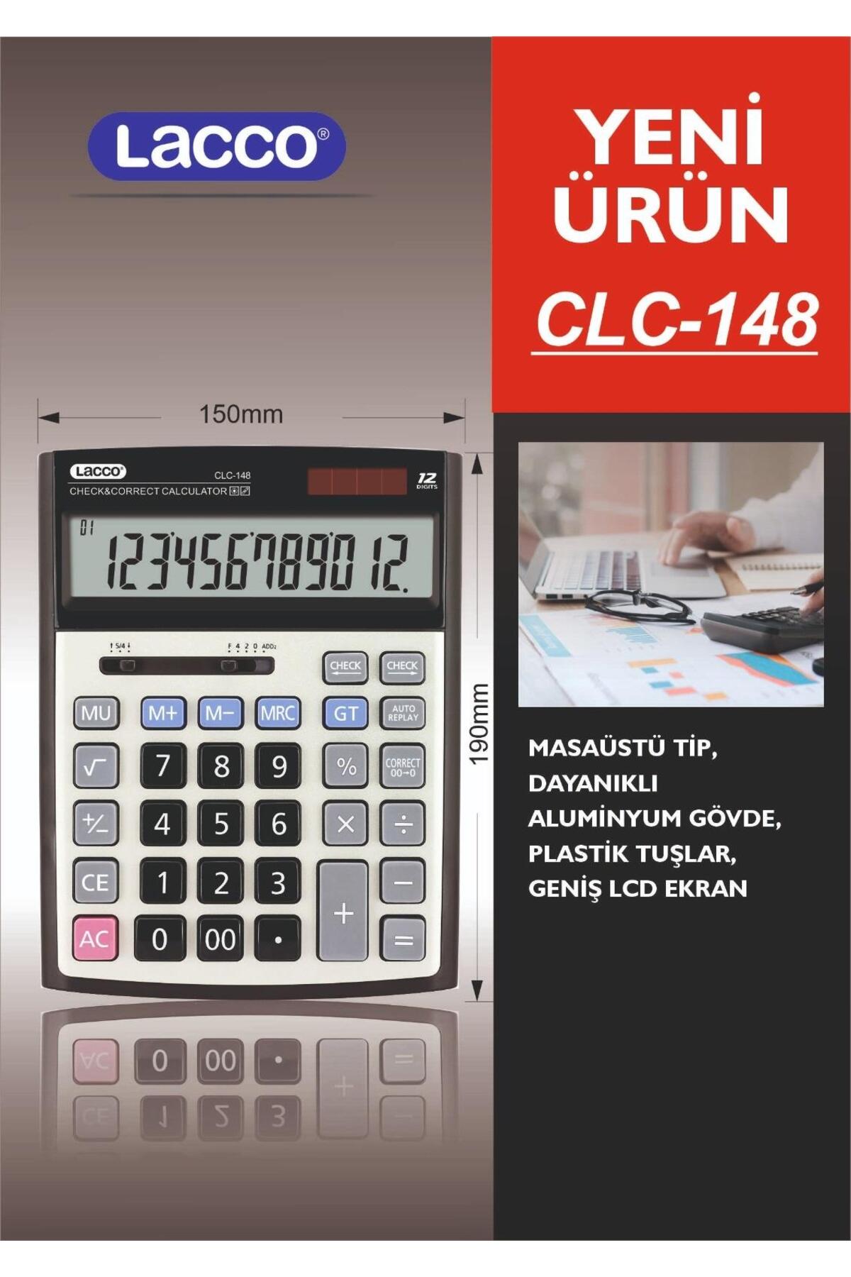 Lacco CLC 148 Hesap Makinesi 150x190mm
