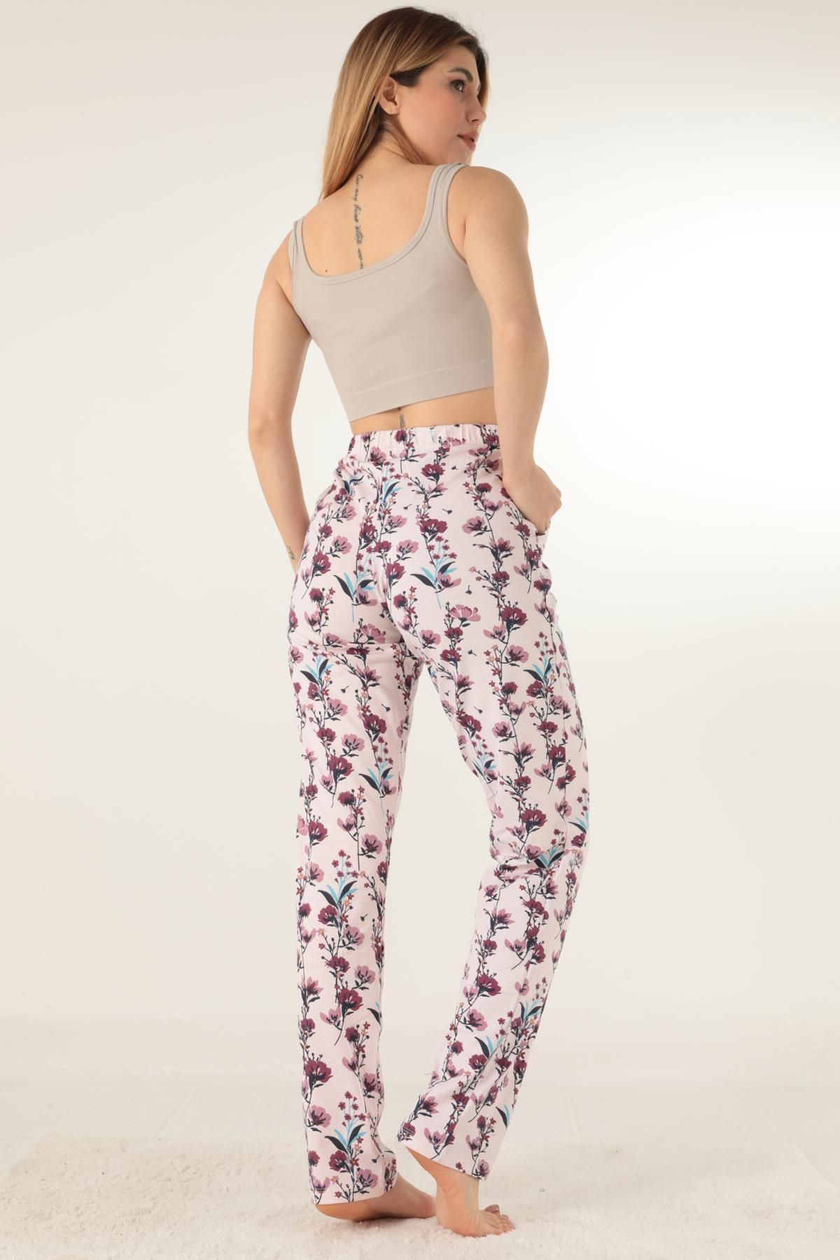 Doremi-Pantaloni de pijama - Motiv Floral 3