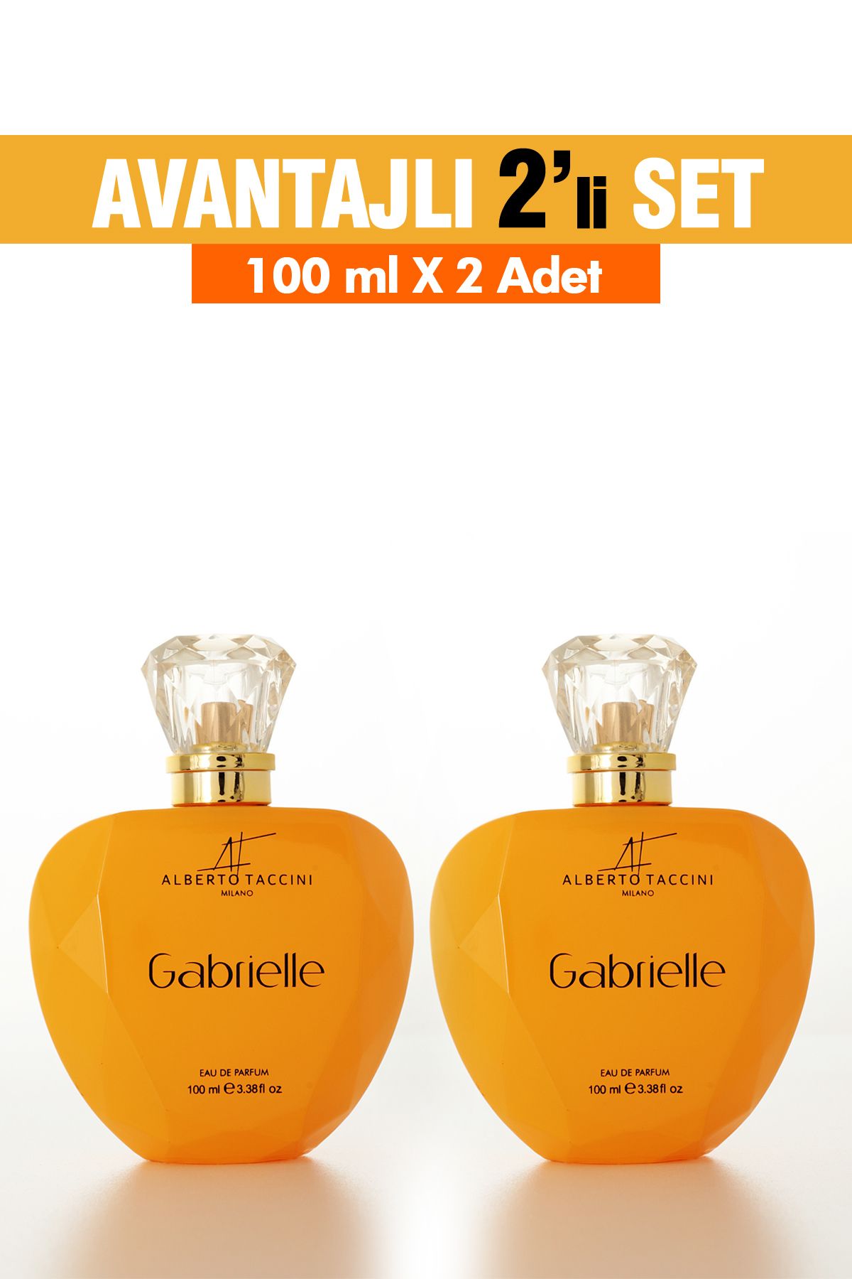 Alberto Taccini 2'Li Set Alberto Taccini GABRIELLE Kadın Parfümü -100 ml